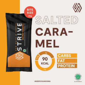 STRIVE Energy Bar - Bite Size - Salted Caramel - 1 BOX isi 5